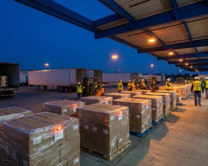 Disposable Smart Shipping Labels for Real-Time Freight Tracking