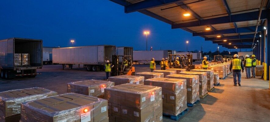 Disposable Smart Shipping Labels for Real-Time Freight Tracking