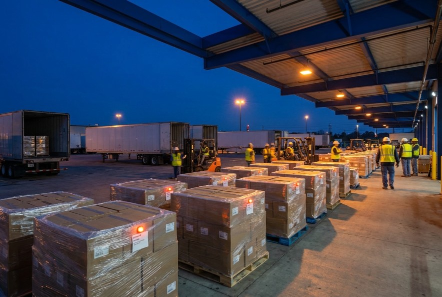 Disposable Smart Shipping Labels for Real-Time Freight Tracking