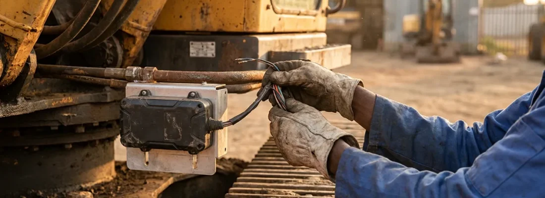 how to install gps tracker on equipment