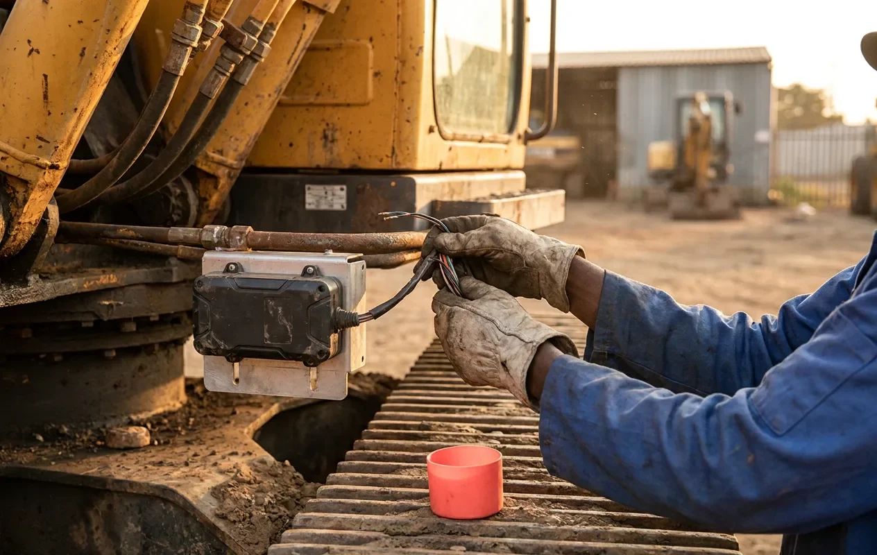 how to install gps tracker on equipment