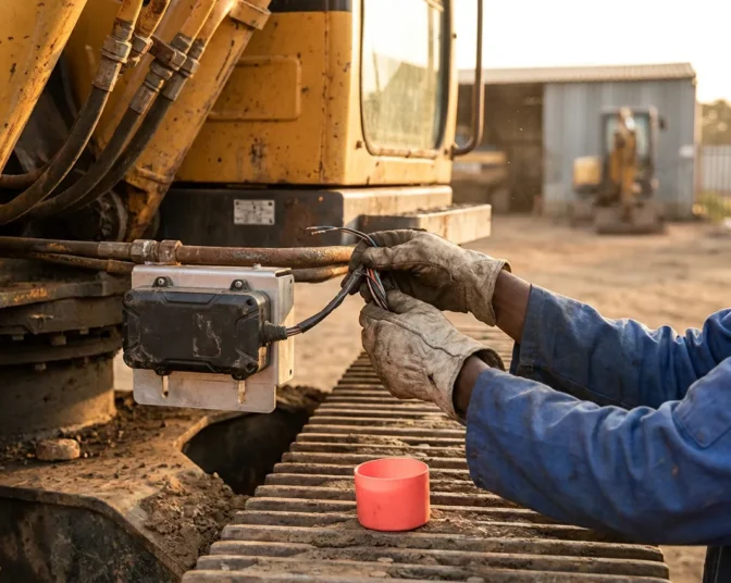 how to install gps tracker on equipment