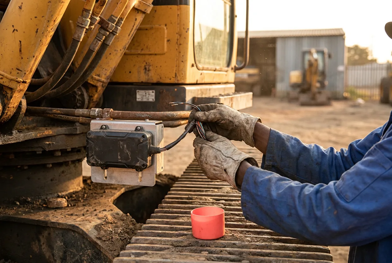 how to install gps tracker on equipment