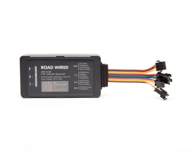 Real-time transportation visibility platform tracking device