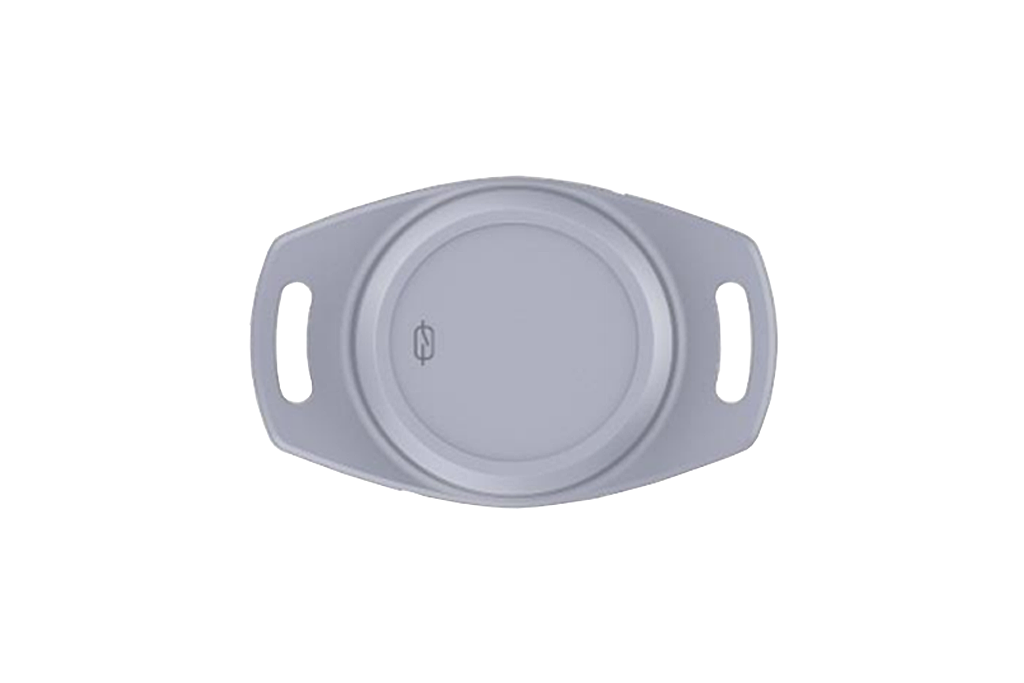 GPX AssetTag Pro Bluetooth asset tag profile view showing slim mountable design