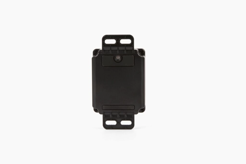 GPX AssetTrack Mini small GPS tracker profile view showing low-profile case